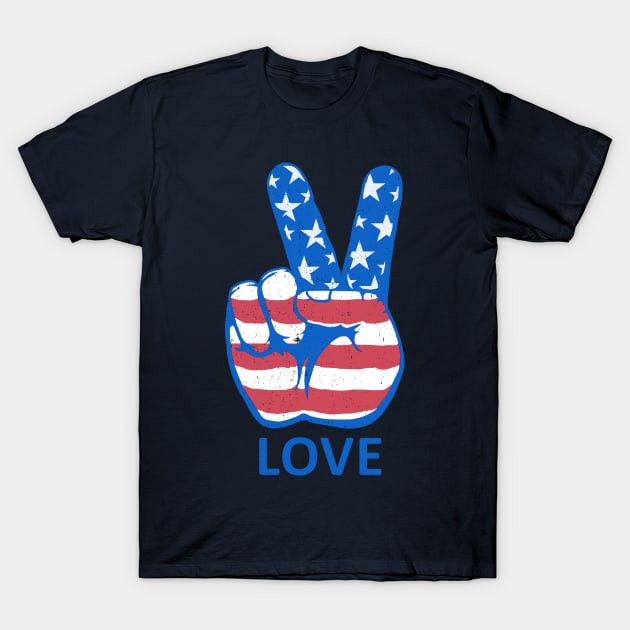 victory hand sign T-Shirt by hayr pictures